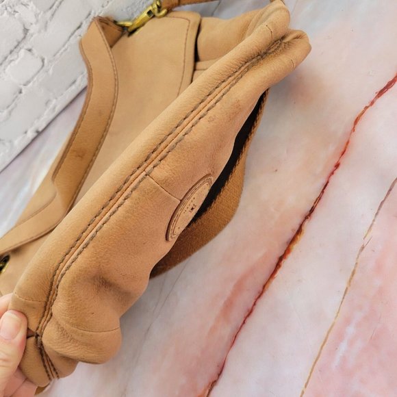 Fossil Modern Cargo Crossbody Satchel Bag Convertible Shoulder Handbag Brown - Picture 10 of 10